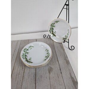 Vintage Hira Tah-Kay Bamboo China Set of 4 Dessert Fruit Bowls